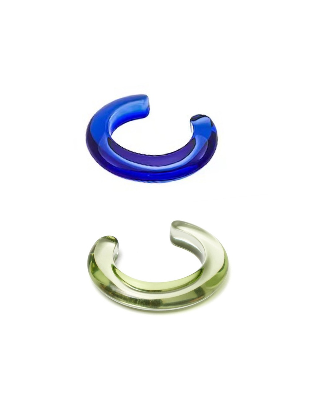 Lizzie Fortunato Ridge Cuffs Electric Blue and Lime